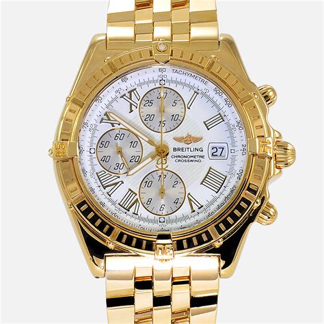 breitling watches gold men.